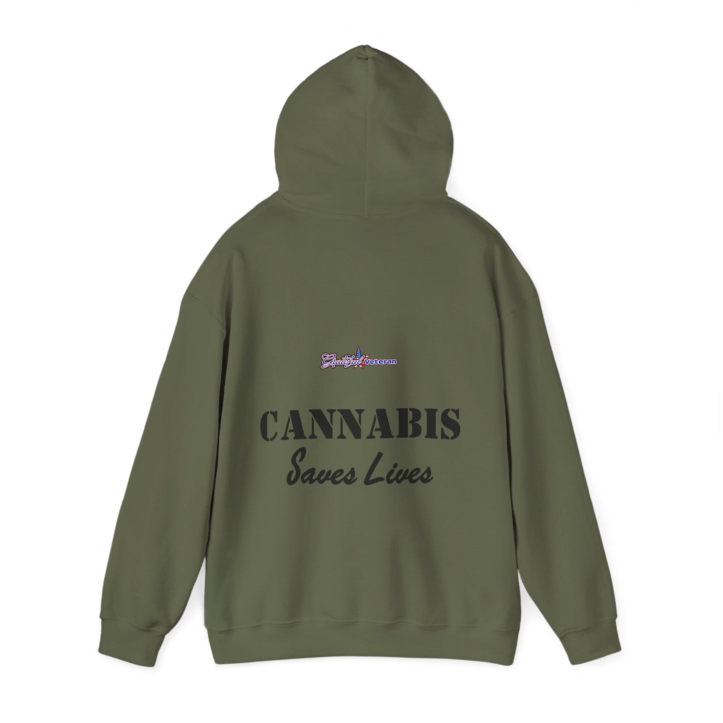Blast Off with the NASA Shuttle Cannabis Leaf Hoodie