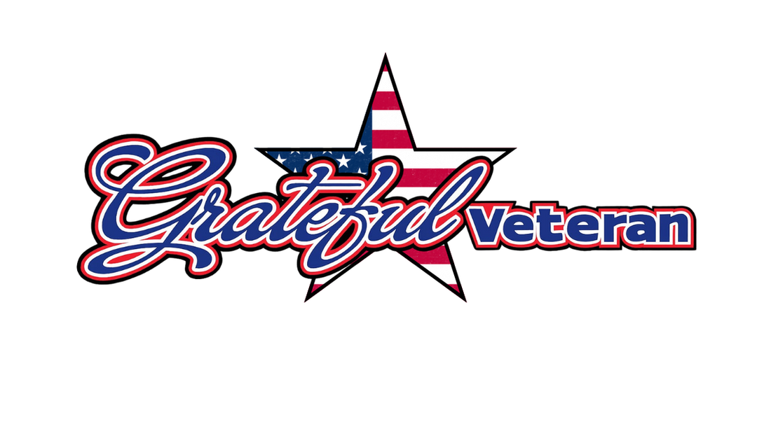 The Grateful Veteran star emblem on a navy background