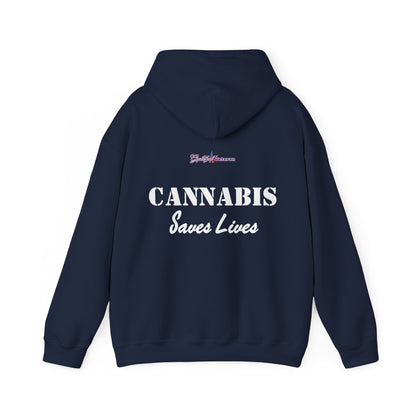 Stand Bold with the First Responder Cannabis Leaf Hoodie
