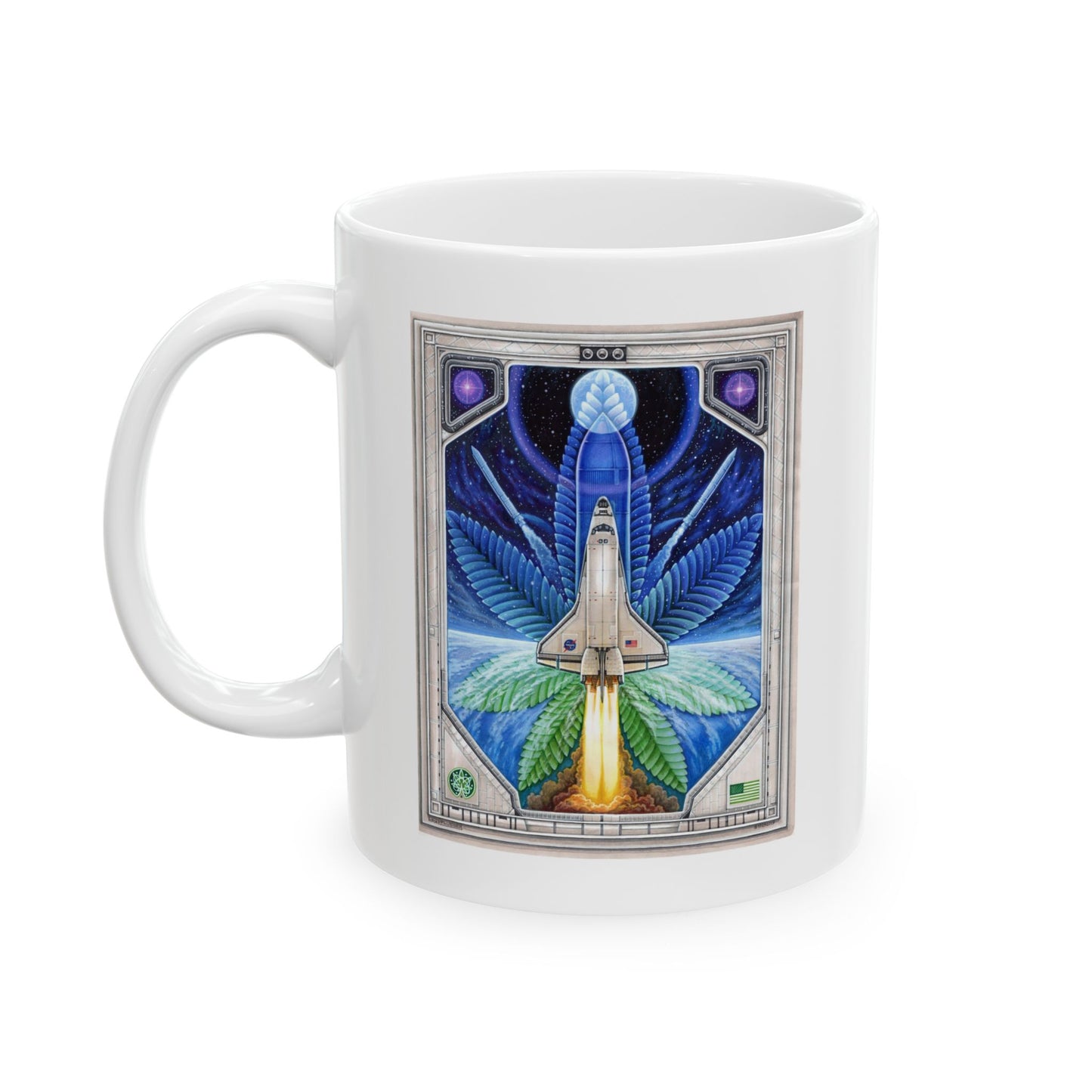 NASA Space Shuttle Grateful Veteran Coffee Mug