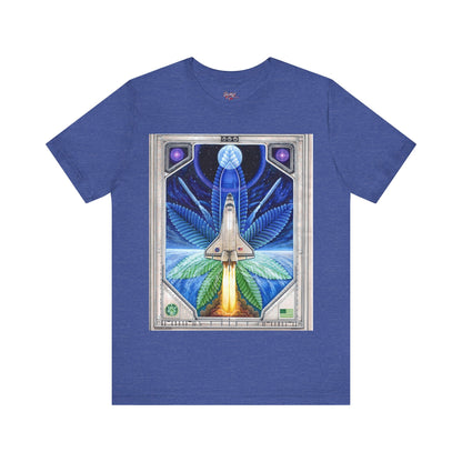 T-shirt with a space exploration print