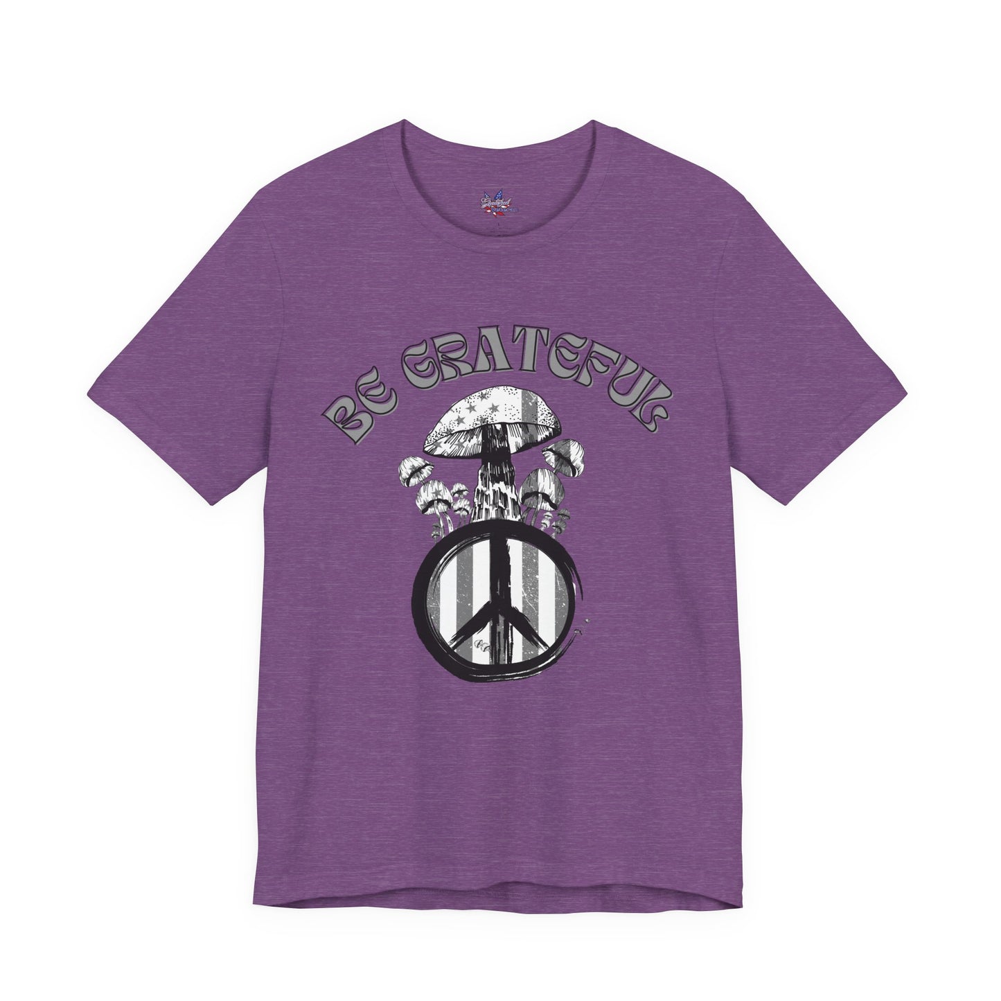 Be Grateful Mushroom T-Shirt: Stand for Freedom and Healing