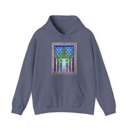 Hoodie printed with the U.S. Navy emblem