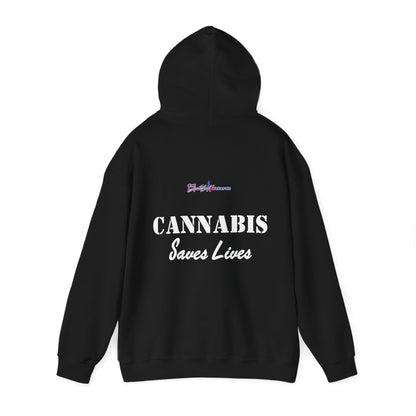 Stand Bold with the First Responder Cannabis Leaf Hoodie