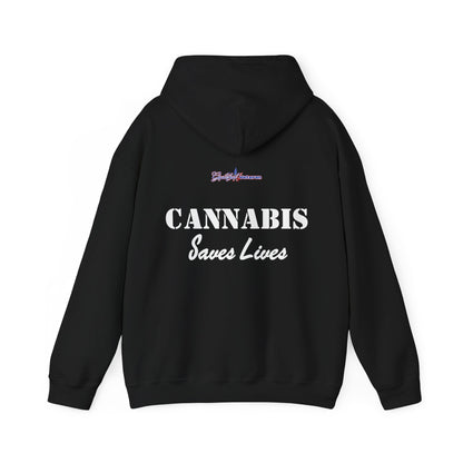 Stand Bold with the First Responder Cannabis Leaf Hoodie