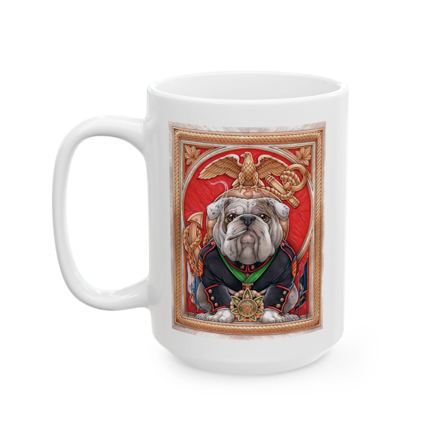 Crayon Holder Mug: A Fun and Functional Addition with Marine Corps Pride